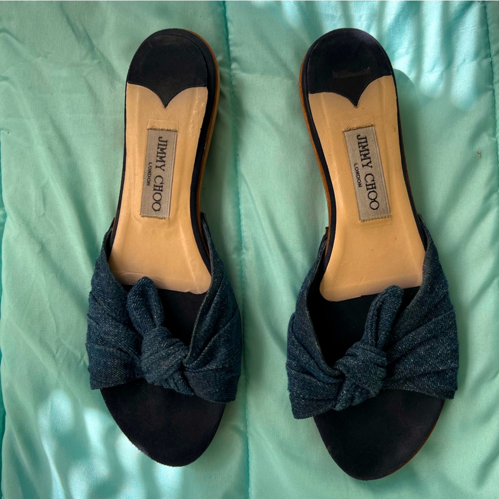 Jimmy Choo wooden sandals